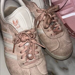 Adidas Women's Blush Suede Sneakers